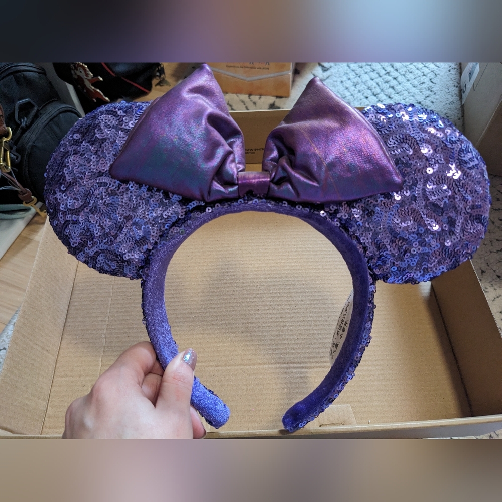 Purple Park headband ears